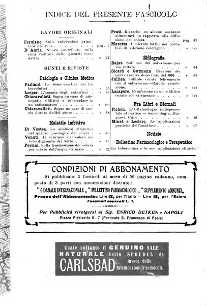 Giornale internazionale delle scienze mediche