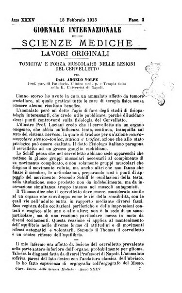 Giornale internazionale delle scienze mediche