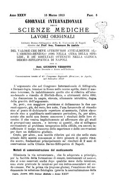 Giornale internazionale delle scienze mediche