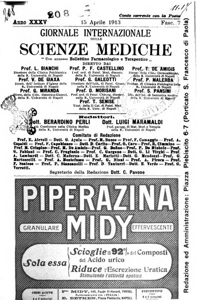 Giornale internazionale delle scienze mediche