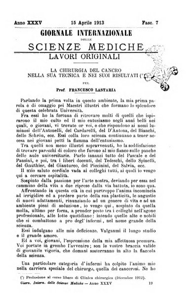 Giornale internazionale delle scienze mediche