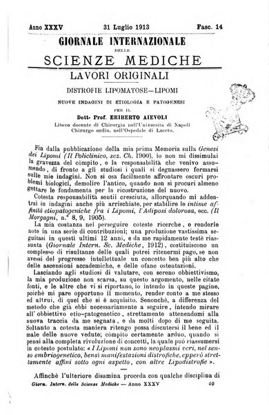 Giornale internazionale delle scienze mediche