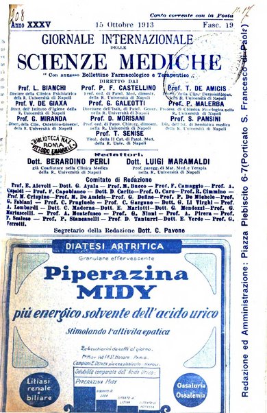 Giornale internazionale delle scienze mediche