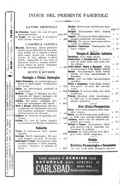 Giornale internazionale delle scienze mediche