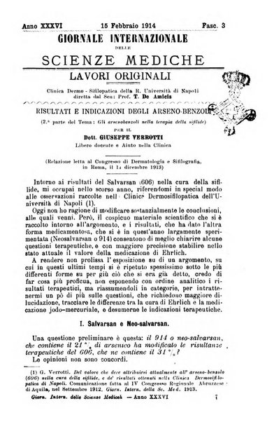 Giornale internazionale delle scienze mediche