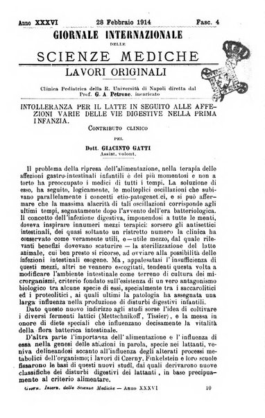 Giornale internazionale delle scienze mediche