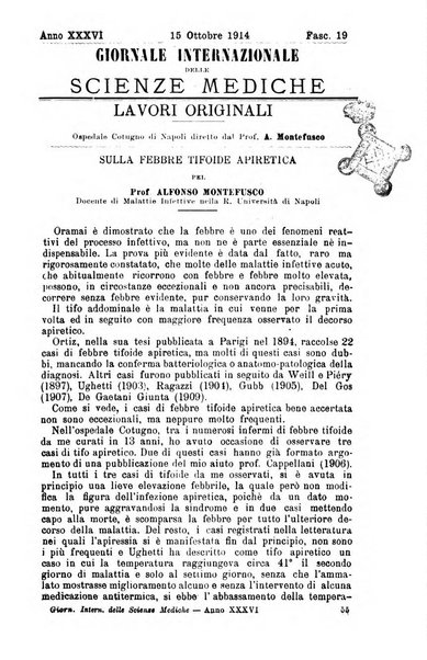 Giornale internazionale delle scienze mediche