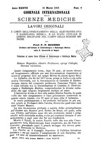 Giornale internazionale delle scienze mediche