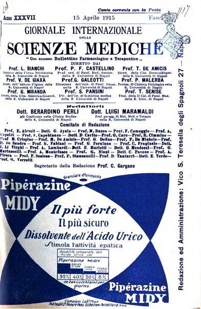 Giornale internazionale delle scienze mediche