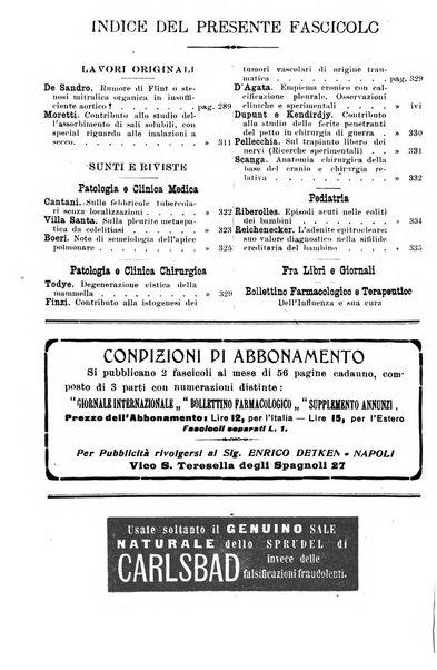 Giornale internazionale delle scienze mediche