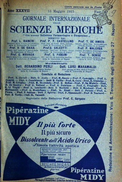 Giornale internazionale delle scienze mediche