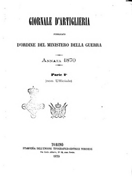 Giornale di artiglieria e genio. Parte 2., non ufficiale