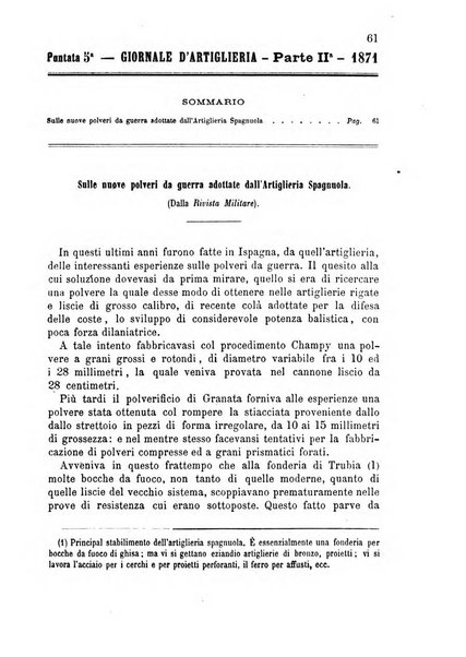 Giornale di artiglieria e genio. Parte 2., non ufficiale