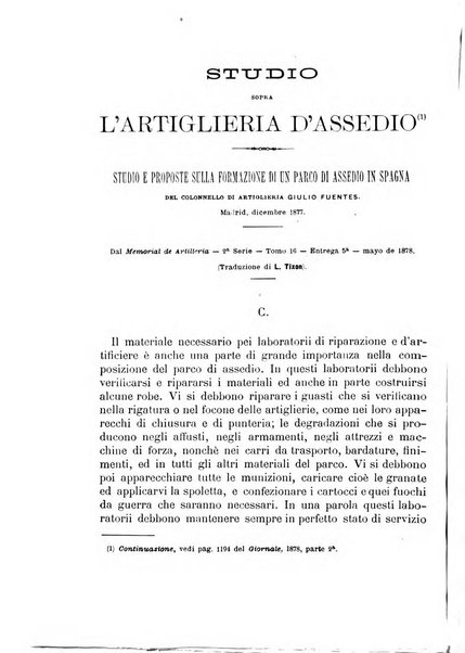 Giornale di artiglieria e genio. Parte 2., non ufficiale