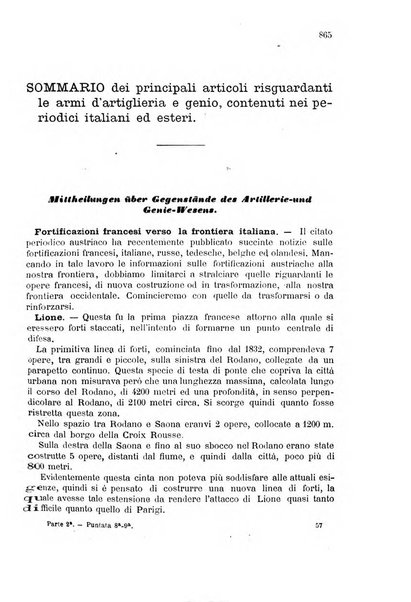 Giornale di artiglieria e genio. Parte 2., non ufficiale