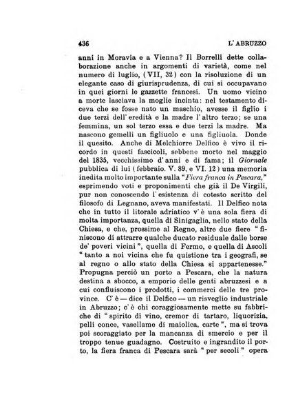 L'Abruzzo rassegna di vita regionale