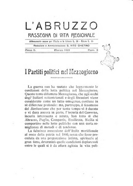 L'Abruzzo rassegna di vita regionale