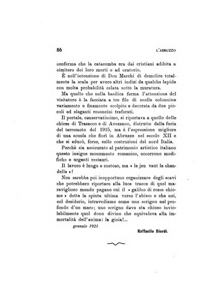 L'Abruzzo rassegna di vita regionale