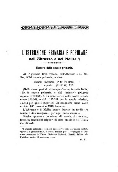 L'Abruzzo rassegna di vita regionale