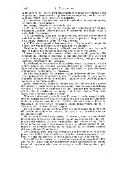 Il morgagni giornale indirizzato al progresso della medicina. Parte 1., Archivio o Memorie originali