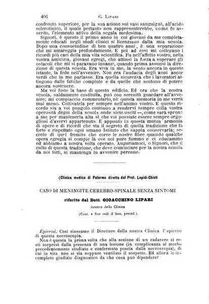 Il morgagni giornale indirizzato al progresso della medicina. Parte 1., Archivio o Memorie originali