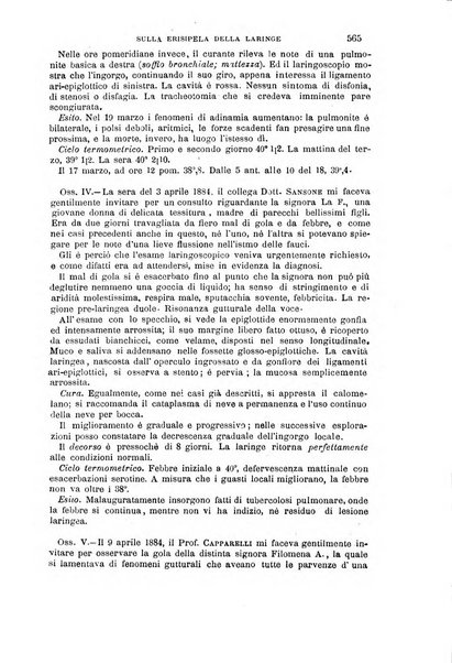 Il morgagni giornale indirizzato al progresso della medicina. Parte 1., Archivio o Memorie originali