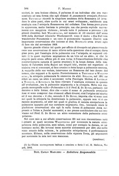 Il morgagni giornale indirizzato al progresso della medicina. Parte 1., Archivio o Memorie originali