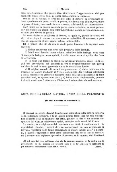 Il morgagni giornale indirizzato al progresso della medicina. Parte 1., Archivio o Memorie originali