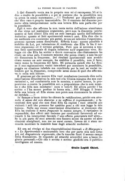 Il morgagni giornale indirizzato al progresso della medicina. Parte 1., Archivio o Memorie originali