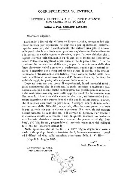 Il morgagni giornale indirizzato al progresso della medicina. Parte 1., Archivio o Memorie originali