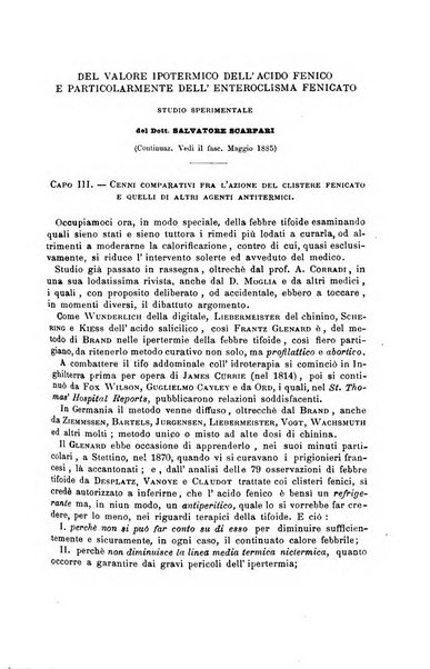 Il morgagni giornale indirizzato al progresso della medicina. Parte 1., Archivio o Memorie originali