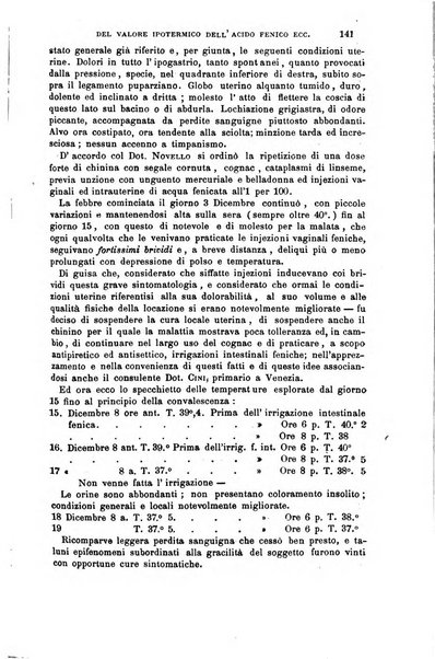 Il morgagni giornale indirizzato al progresso della medicina. Parte 1., Archivio o Memorie originali