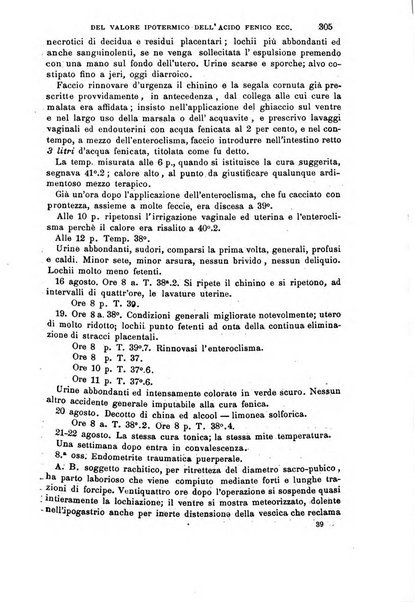 Il morgagni giornale indirizzato al progresso della medicina. Parte 1., Archivio o Memorie originali