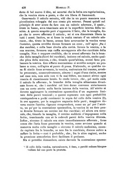 Il morgagni giornale indirizzato al progresso della medicina. Parte 1., Archivio o Memorie originali