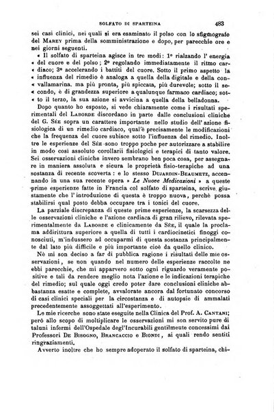 Il morgagni giornale indirizzato al progresso della medicina. Parte 1., Archivio o Memorie originali