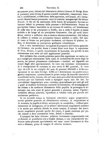 Il morgagni giornale indirizzato al progresso della medicina. Parte 1., Archivio o Memorie originali