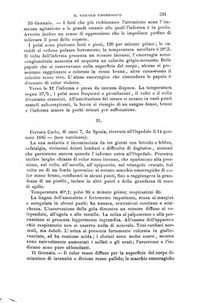 Il morgagni giornale indirizzato al progresso della medicina. Parte 1., Archivio o Memorie originali