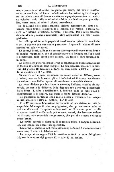 Il morgagni giornale indirizzato al progresso della medicina. Parte 1., Archivio o Memorie originali