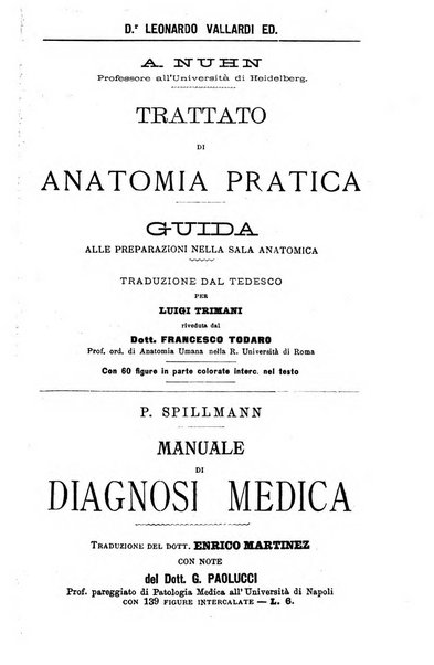 Il morgagni giornale indirizzato al progresso della medicina. Parte 1., Archivio o Memorie originali