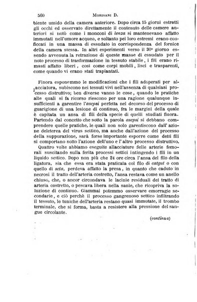 Il morgagni giornale indirizzato al progresso della medicina. Parte 1., Archivio o Memorie originali