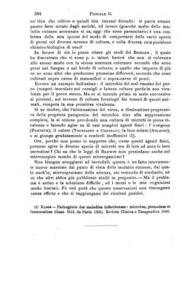 Il morgagni giornale indirizzato al progresso della medicina. Parte 1., Archivio o Memorie originali