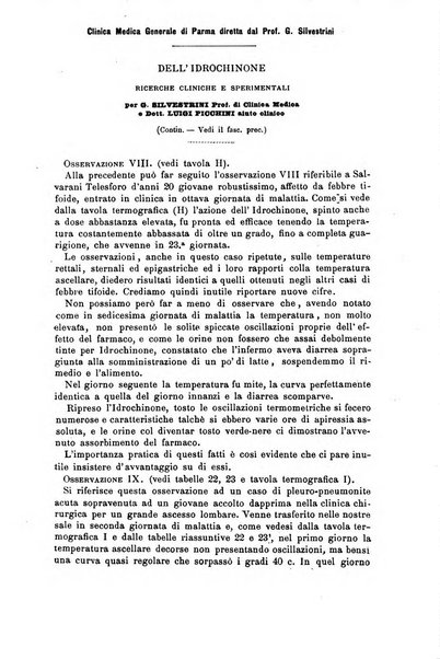 Il morgagni giornale indirizzato al progresso della medicina. Parte 1., Archivio o Memorie originali