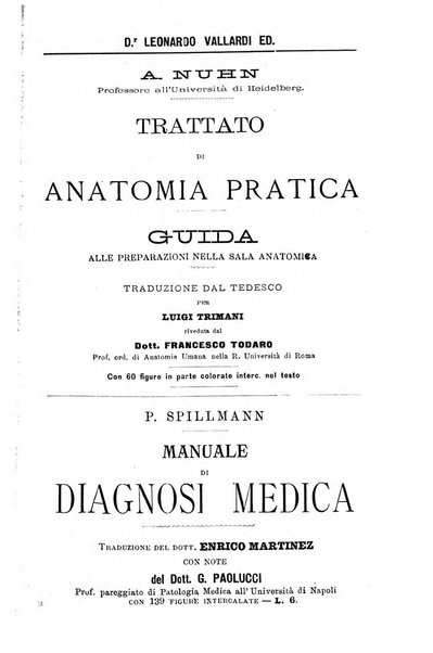 Il morgagni giornale indirizzato al progresso della medicina. Parte 1., Archivio o Memorie originali