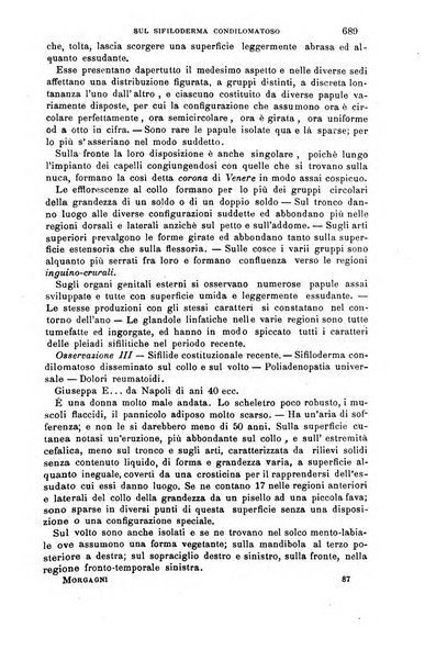 Il morgagni giornale indirizzato al progresso della medicina. Parte 1., Archivio o Memorie originali