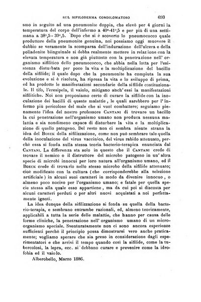 Il morgagni giornale indirizzato al progresso della medicina. Parte 1., Archivio o Memorie originali