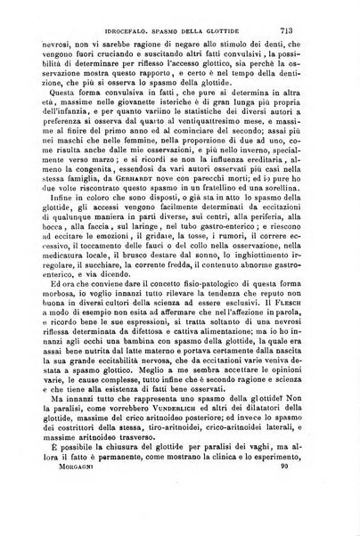 Il morgagni giornale indirizzato al progresso della medicina. Parte 1., Archivio o Memorie originali