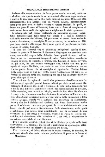 Il morgagni giornale indirizzato al progresso della medicina. Parte 1., Archivio o Memorie originali