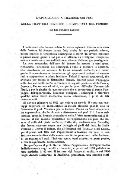 Il morgagni giornale indirizzato al progresso della medicina. Parte 1., Archivio o Memorie originali