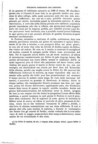 Il morgagni giornale indirizzato al progresso della medicina. Parte 1., Archivio o Memorie originali