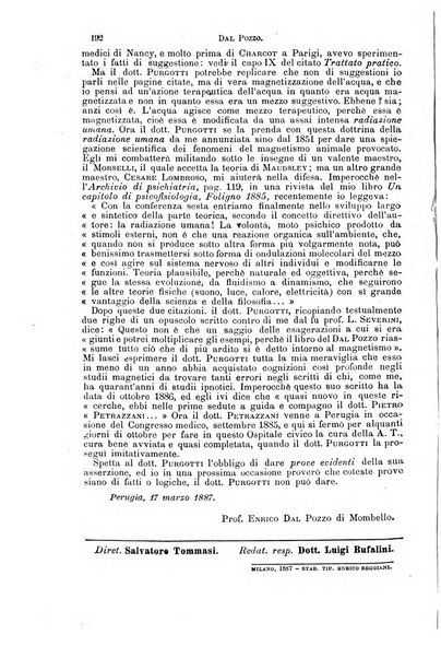 Il morgagni giornale indirizzato al progresso della medicina. Parte 1., Archivio o Memorie originali